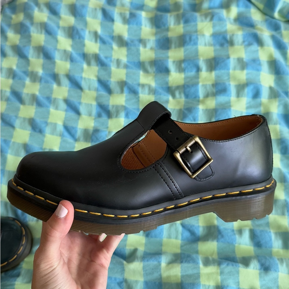 Dr. Martens Black Ankle Boots with Buckle